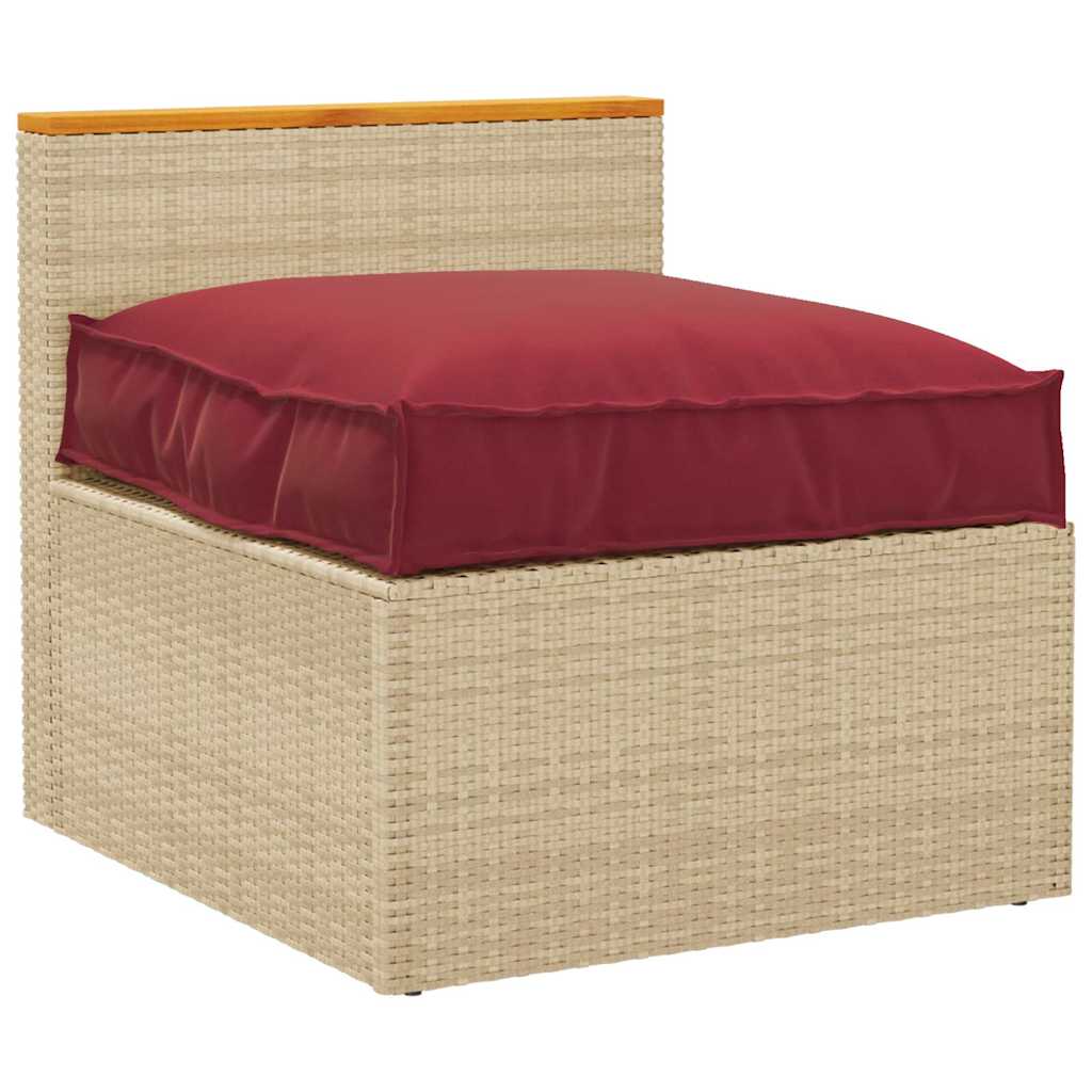 Pallet Cushion for suitable for Seat Wine Red 70 x 70 x 12 cm