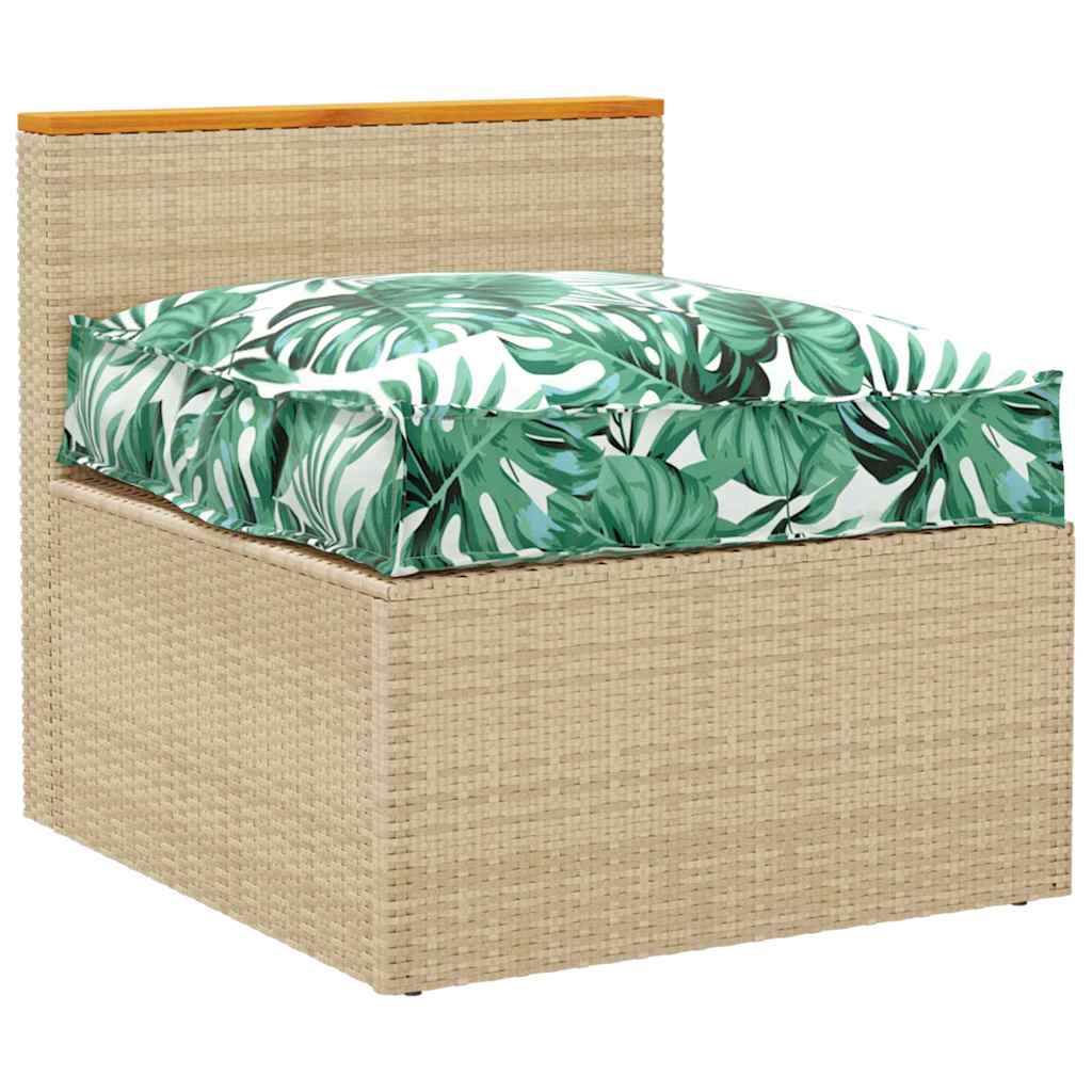 Pallet Cushion for suitable for Seat Floral Leaf pattern