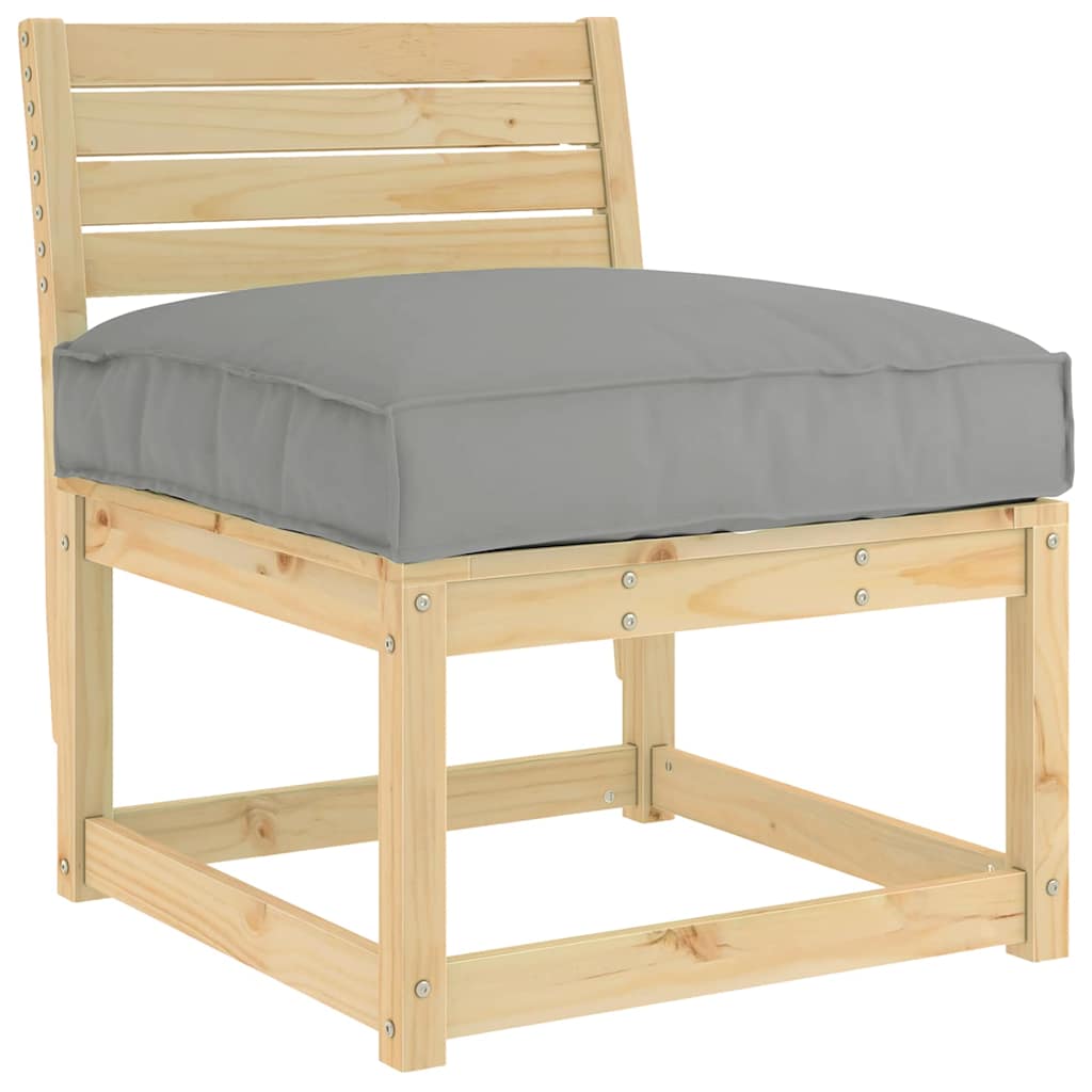 Pallet Cushion for suitable for Seat Grey 80 x 80 x 12 cm