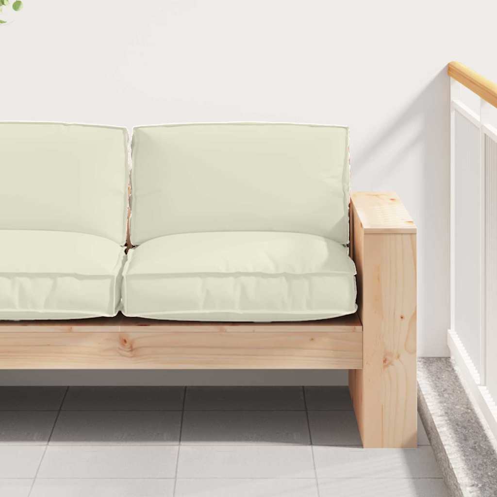 Pallet Cushion for suitable for Seat Cream 80 x 80 x 12 cm