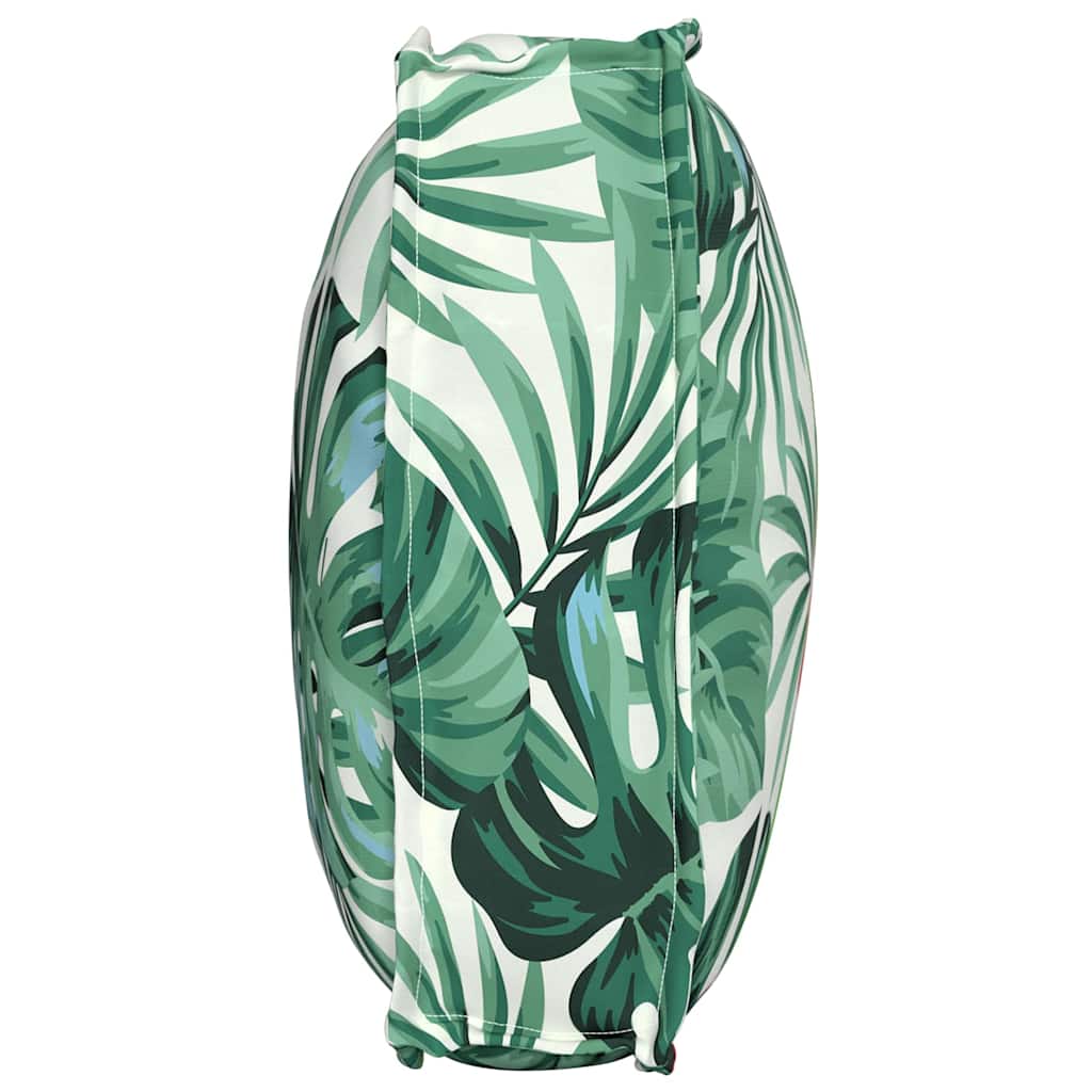 Pallet Cushion for Backrest Floral Leaf pattern 70 x 40 x 12 cm