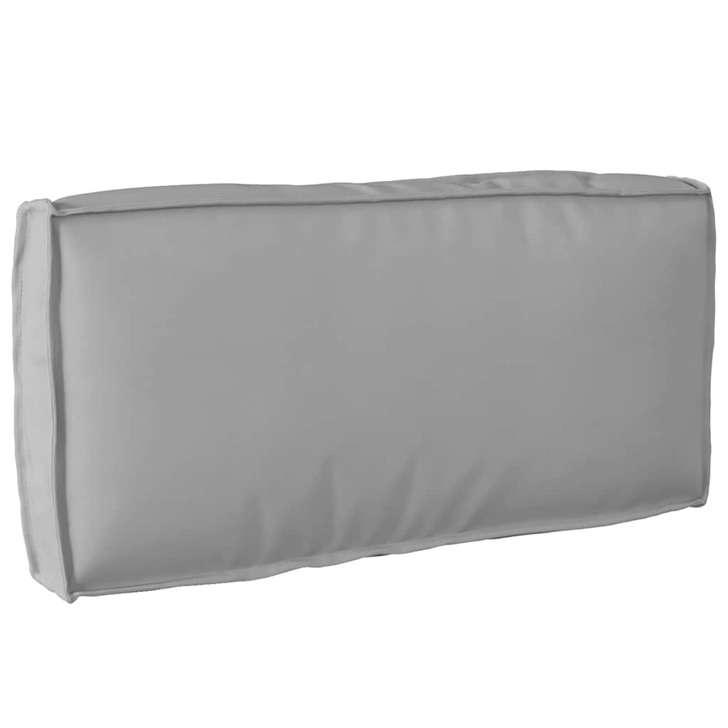Pallet Cushion for Backrest Grey 80 x 40 x 12 cm Oxford fabric