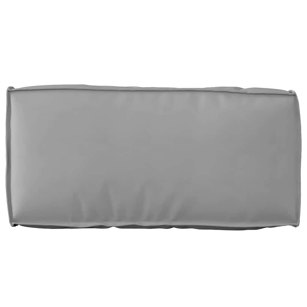 Pallet Cushion for Backrest Grey 80 x 40 x 12 cm Oxford fabric