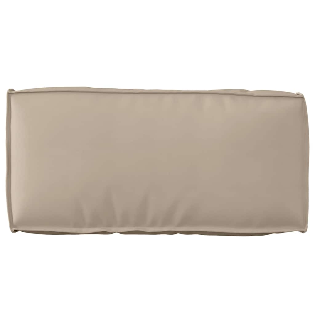 Pallet Cushion for Backrest Taupe 80 x 40 x 12 cm Oxford fabric
