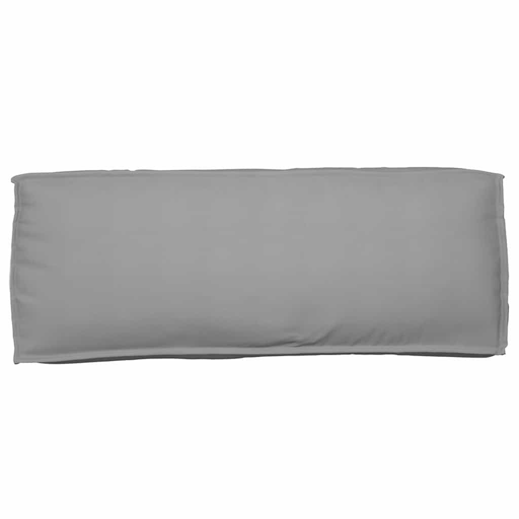 Pallet Cushion for Backrest Grey 120 x 40 x 12 cm Oxford fabric