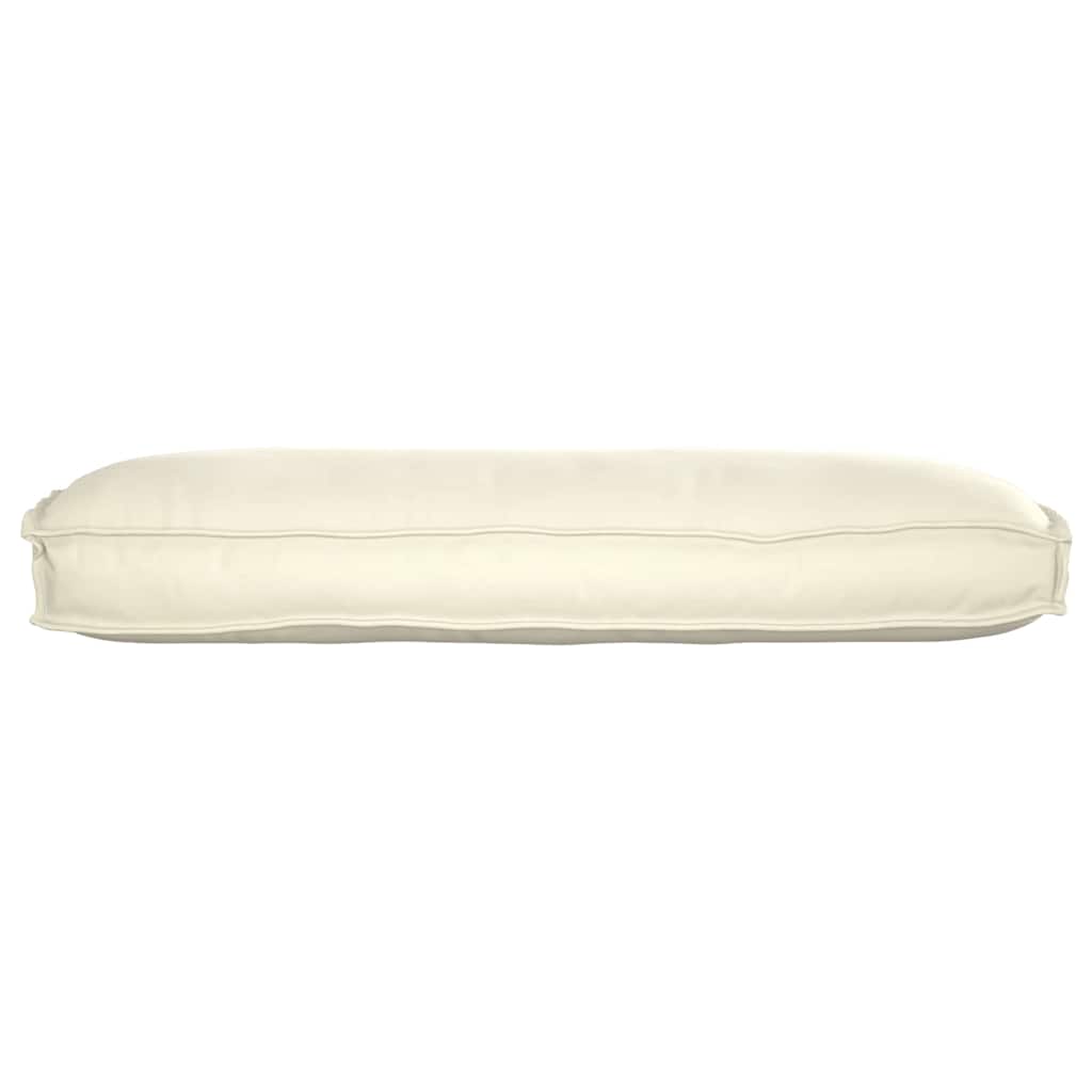 Pallet Cushion for suitable for Seat / Backrest with Pillow Cream