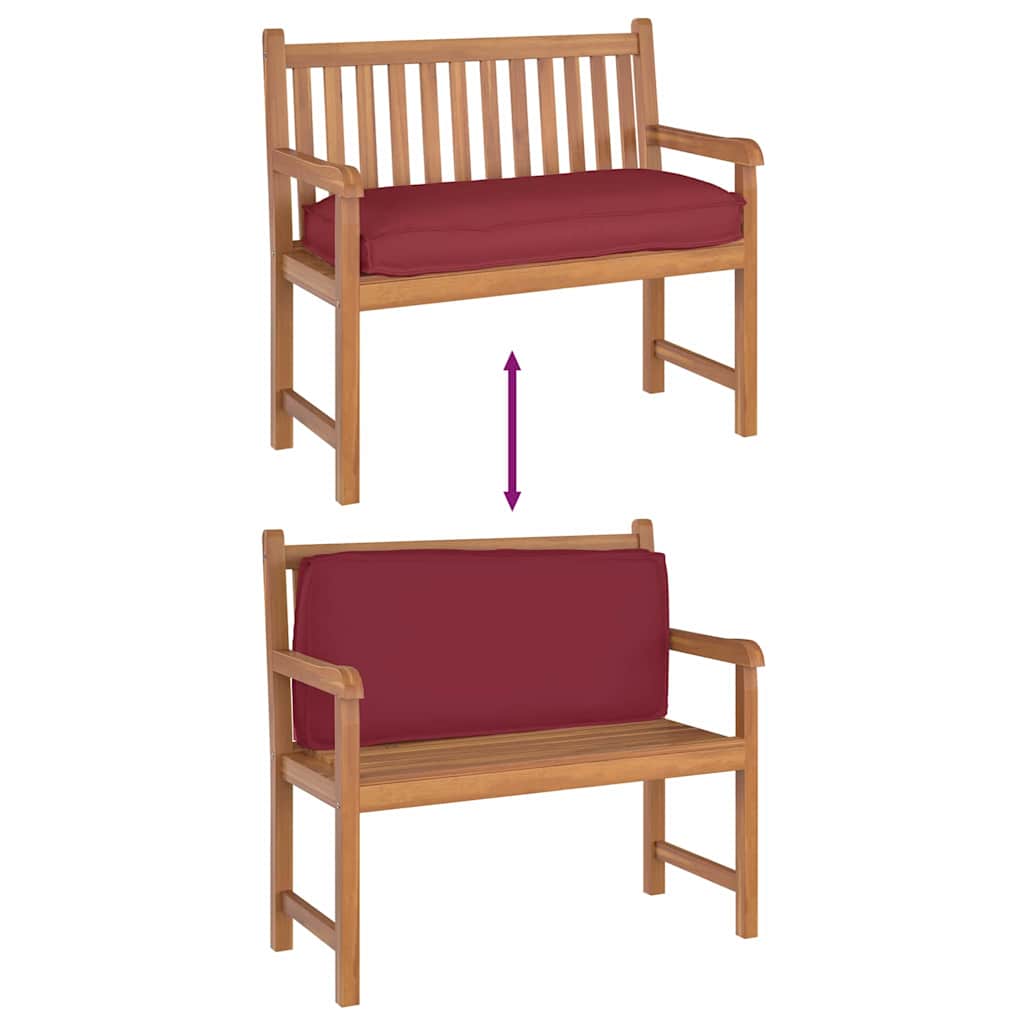 Pallet Cushion for suitable for Seat / Backrest Wine Red