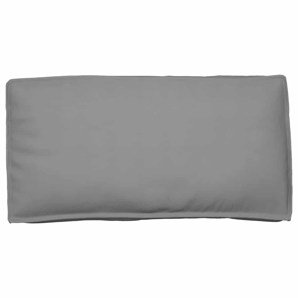 Pallet Cushion for Seat / Backrest Grey 120 x 60 x 12 cm