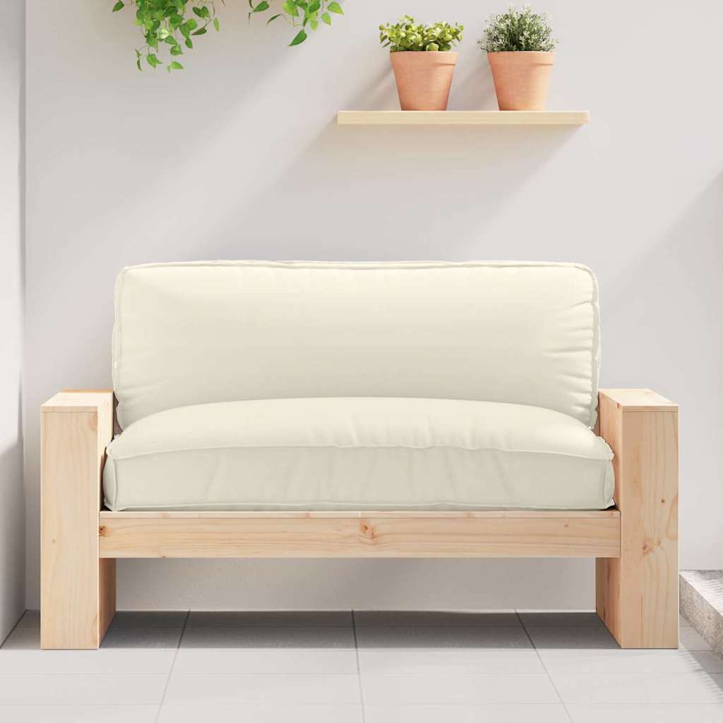 Pallet Cushion for suitable for Seat Cream 120 x 80 x 12 cm