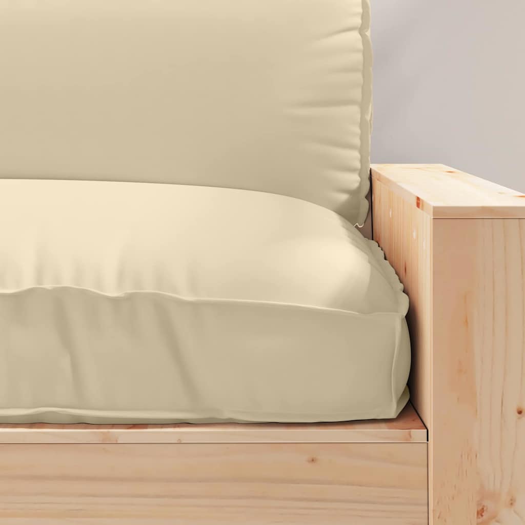 Pallet Cushion for suitable for Seat Beige 120 x 80 x 12 cm