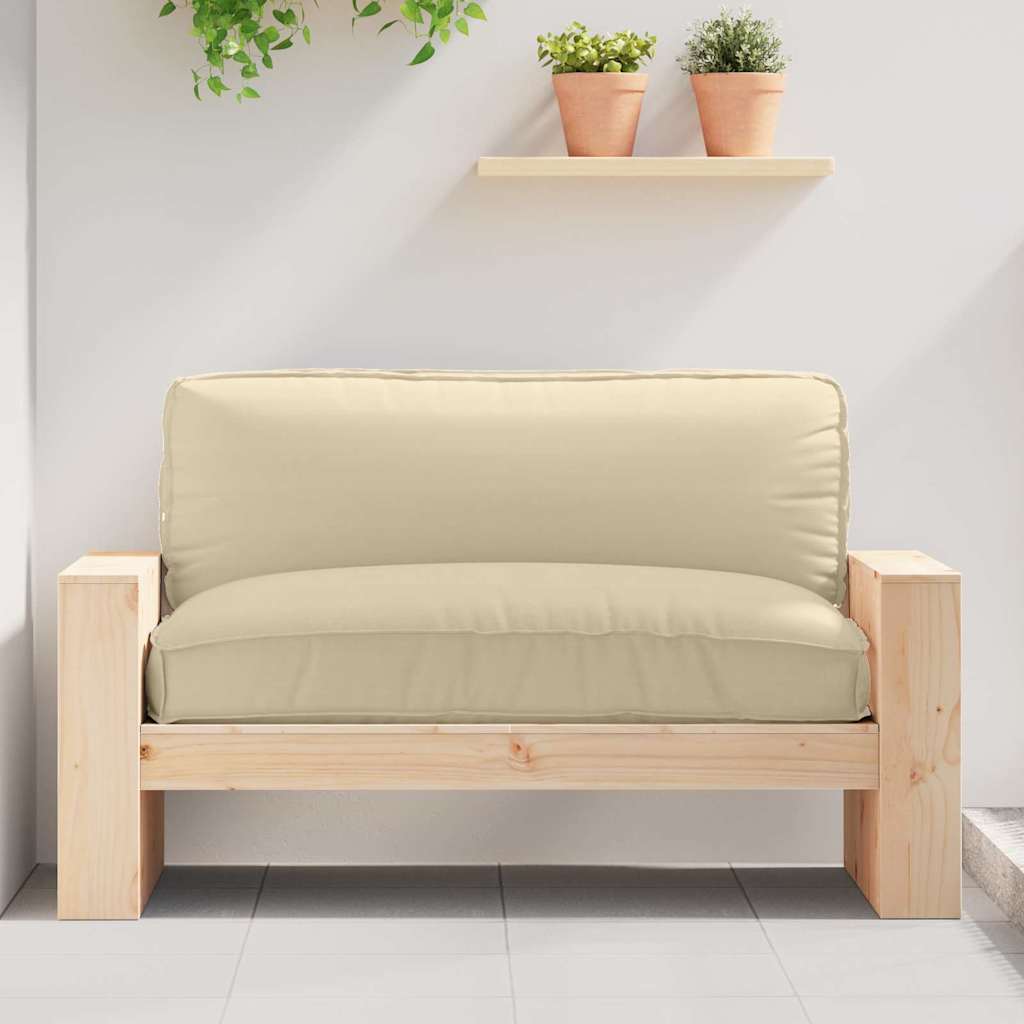 Pallet Cushion for suitable for Seat Beige 120 x 80 x 12 cm