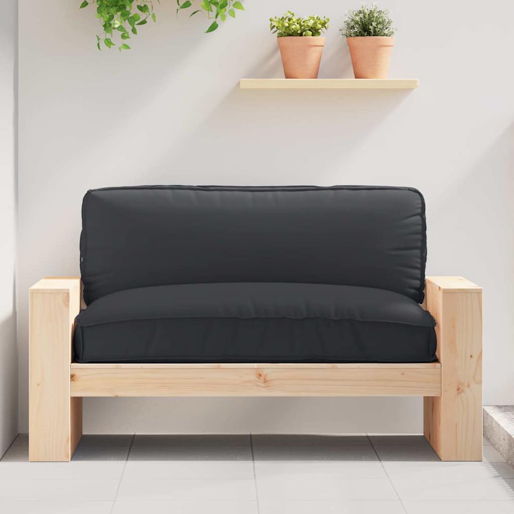 Pallet Cushion for suitable for Seat Black 120 x 80 x 12 cm