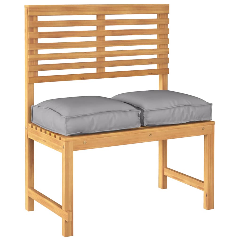 Pallet Cushion for suitable for Seat 2 pcs Grey 40 x 40 x 8 cm