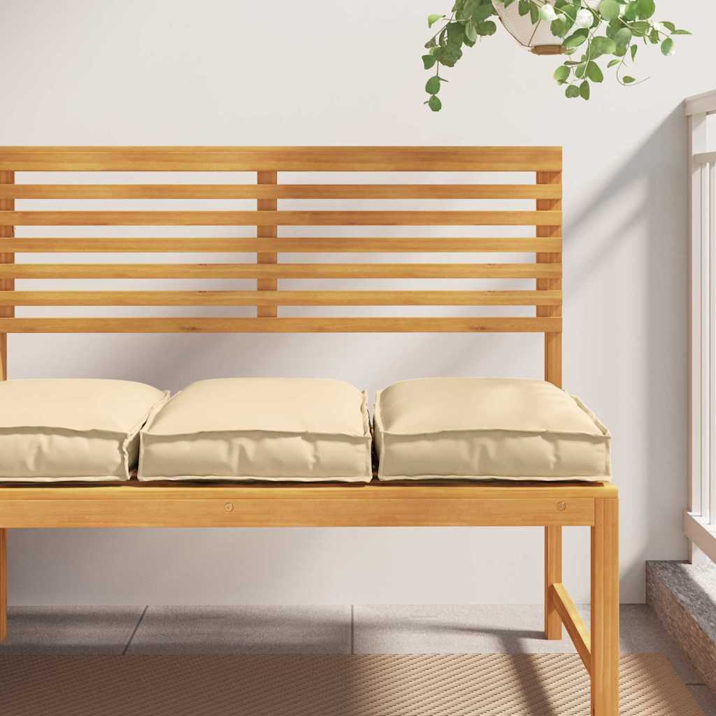 Pallet Cushion for suitable for Seat 2 pcs Beige 40 x 40 x 8 cm