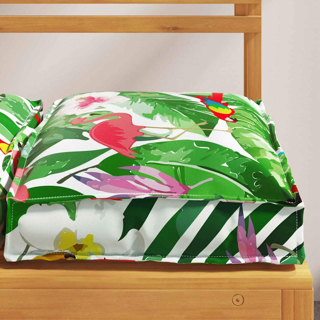 Pallet Cushion for suitable for Seat Floral 2 pcs Multicolour