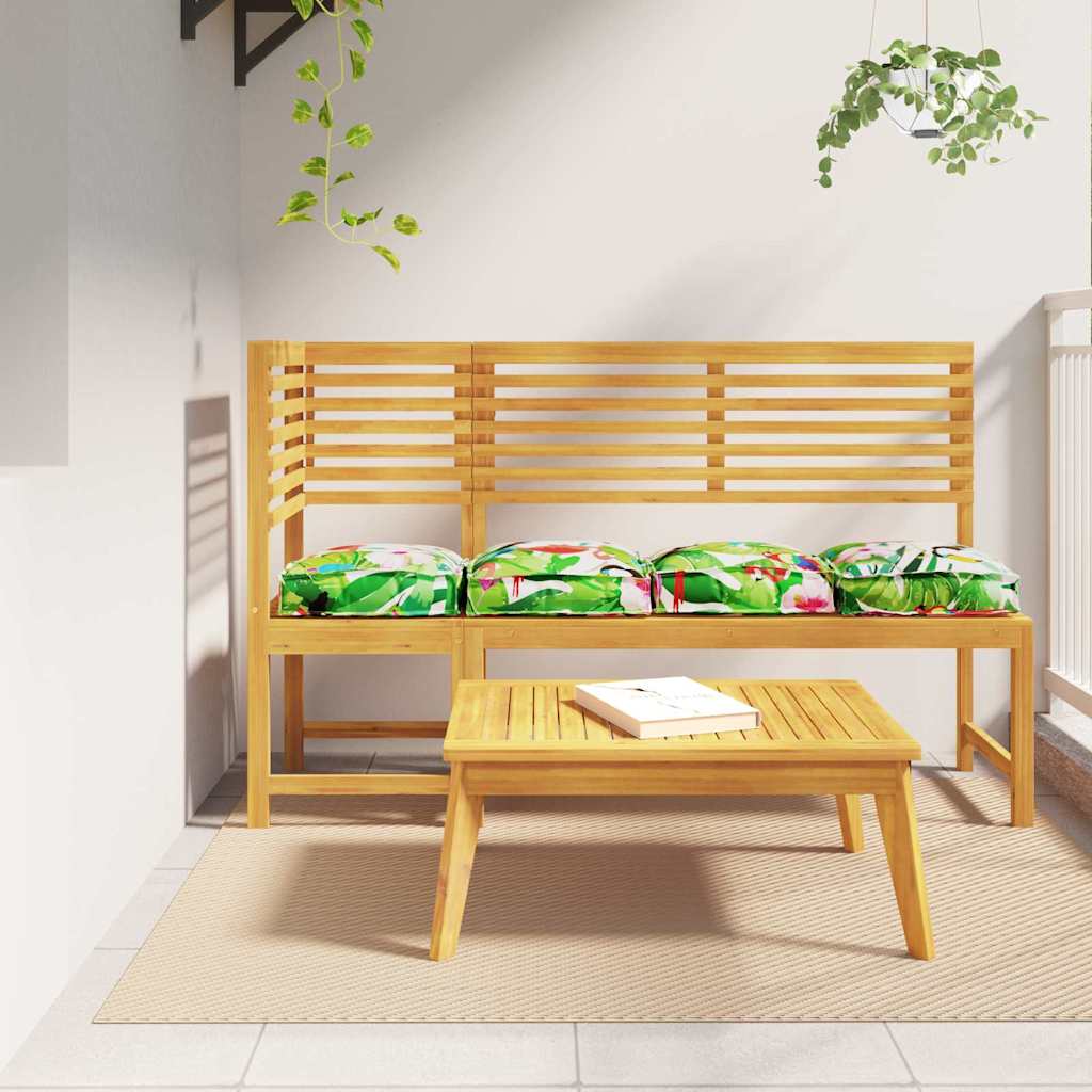 Pallet Cushion for suitable for Seat Floral 4 pcs Multicolour 40 x 40 x 8 cm