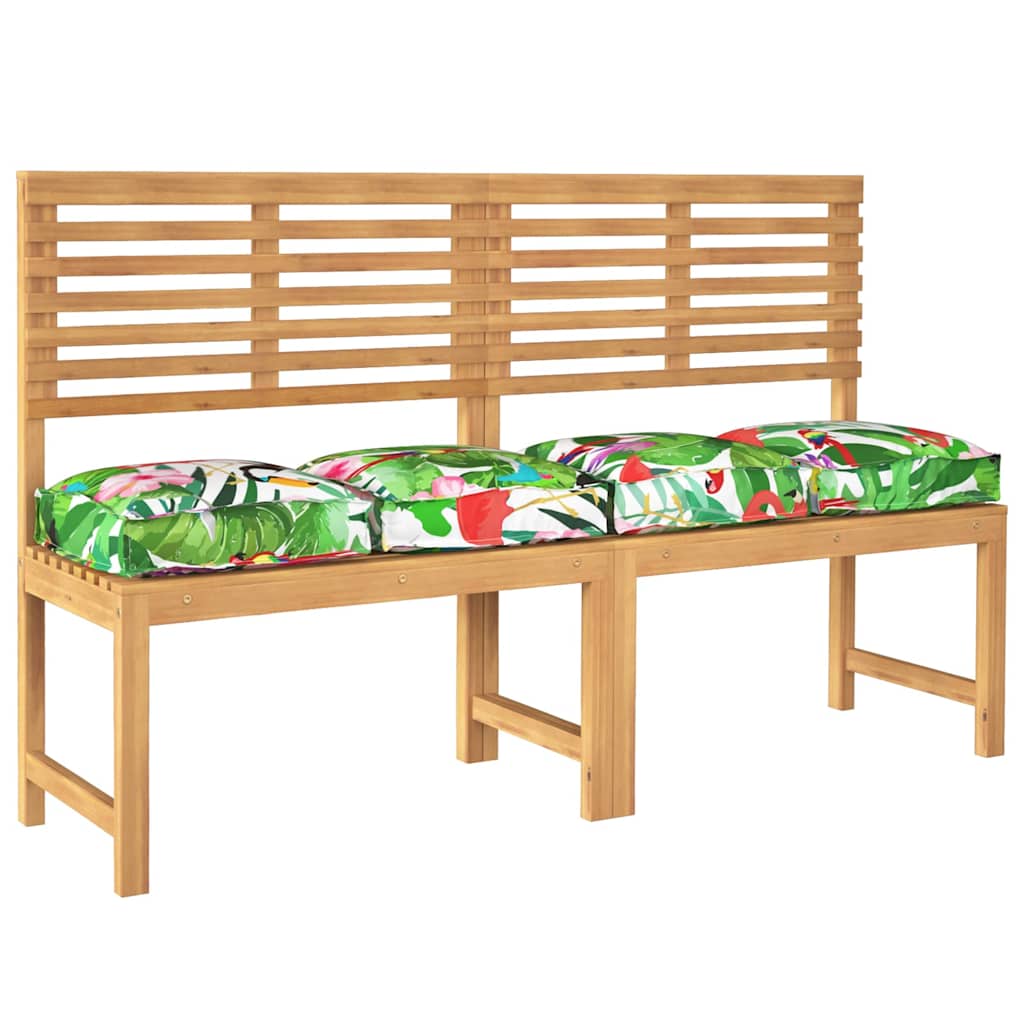 Pallet Cushion for suitable for Seat Floral 4 pcs Multicolour 40 x 40 x 8 cm
