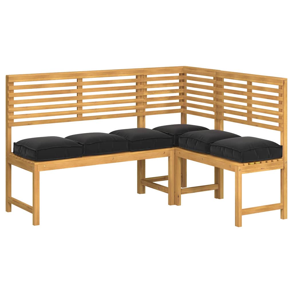 Pallet Cushion for suitable for Seat 6 pcs Black 40 x 40 x 8 cm