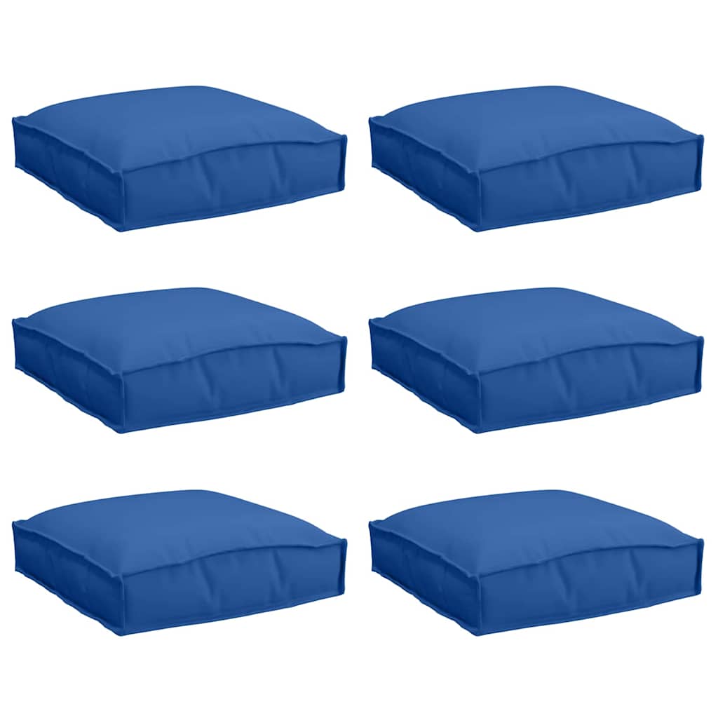 Pallet Cushion for suitable for Seat 6 pcs Royal blue
