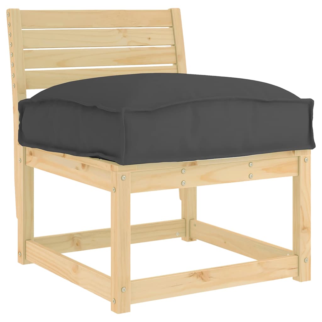 Pallet Cushion for suitable for Seat Black 60 x 40 x 8 cm