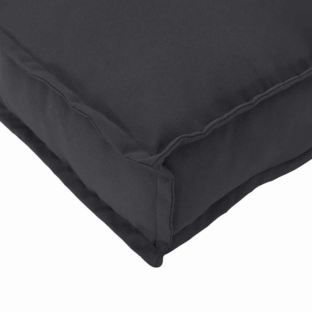 Pallet Cushion for Bench Black 100 x 40 x 8 cm Oxford fabric