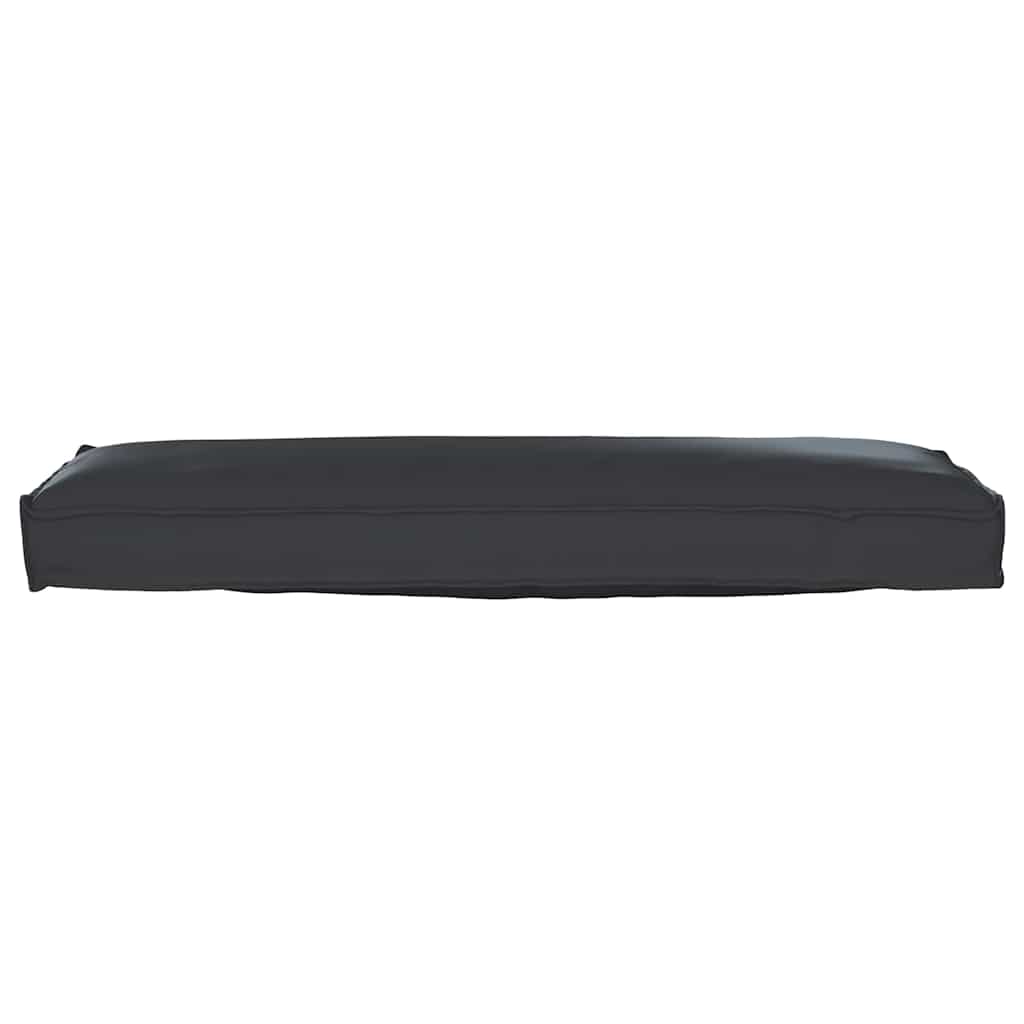 Pallet Cushion for Bench Black 120 x 40 x 8 cm Oxford fabric