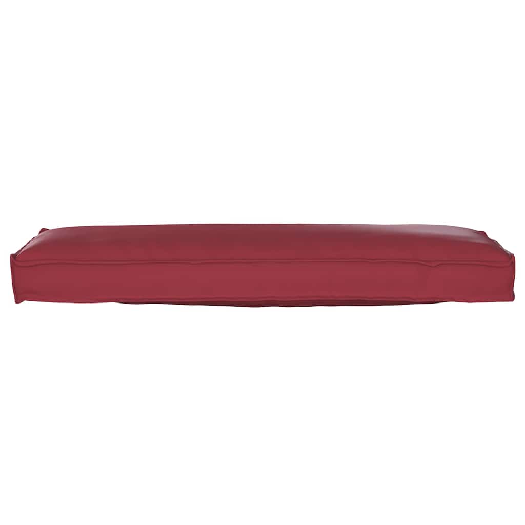 Pallet Cushion for Bench Wine Red 120 x 40 x 8 cm Oxford fabric
