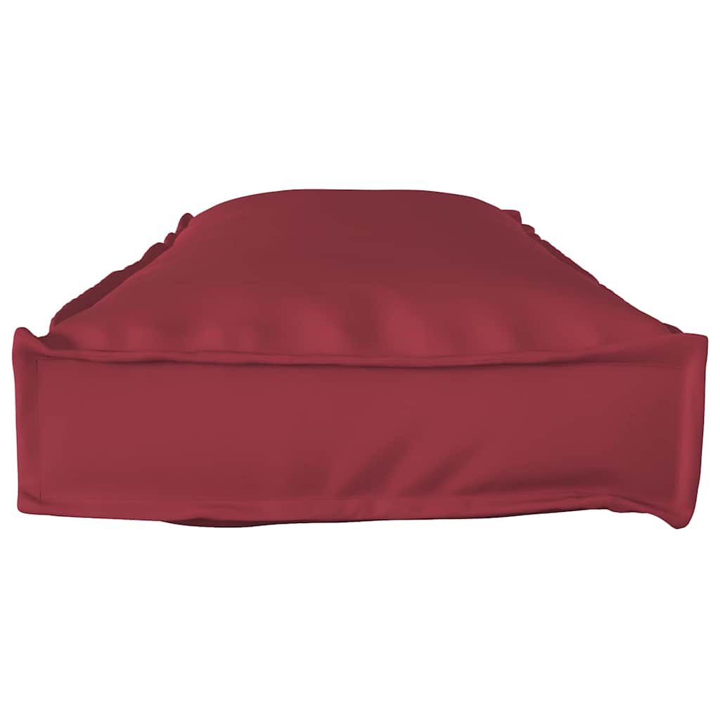 Pallet Cushion for Bench Wine Red 120 x 40 x 8 cm Oxford fabric