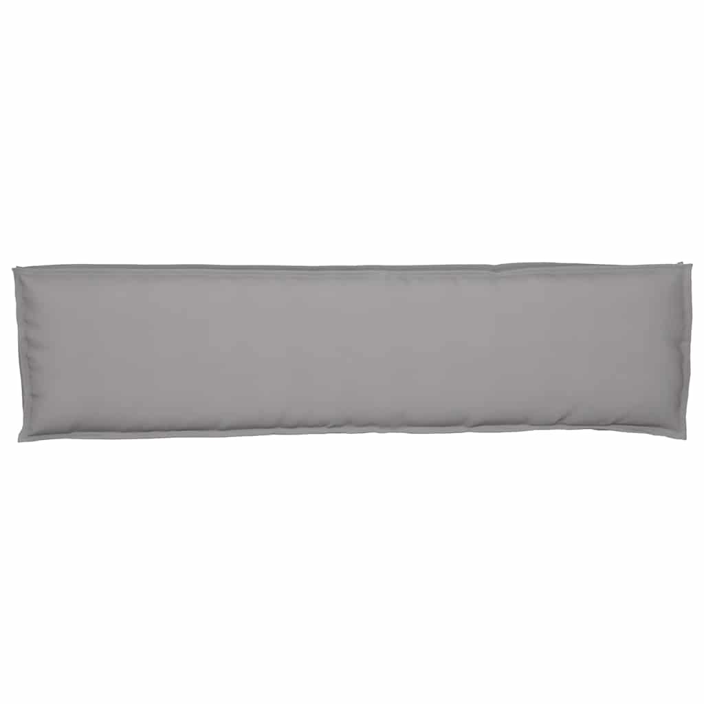 Pallet Cushion for Bench Grey 150 x 40 x 8 cm Oxford fabric