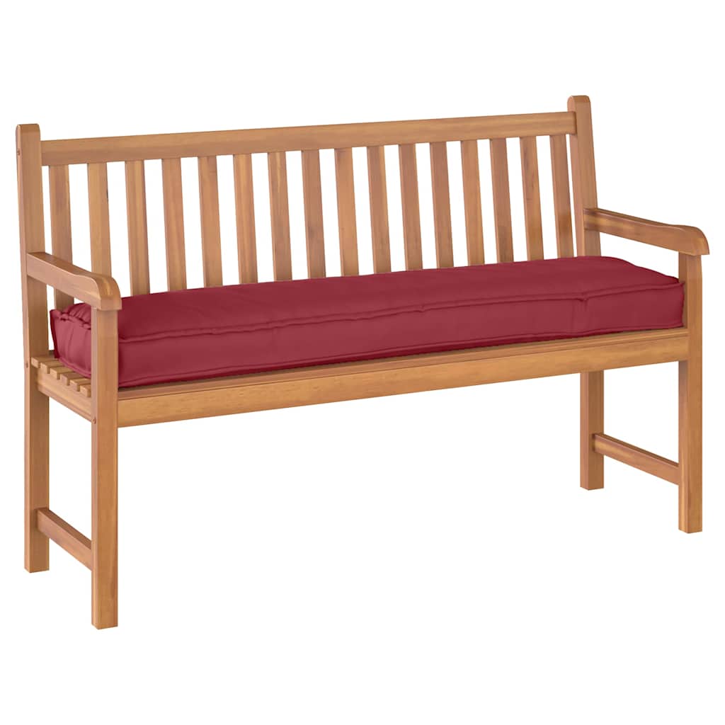 Pallet Cushion for Bench Wine Red 150 x 40 x 8 cm Oxford fabric