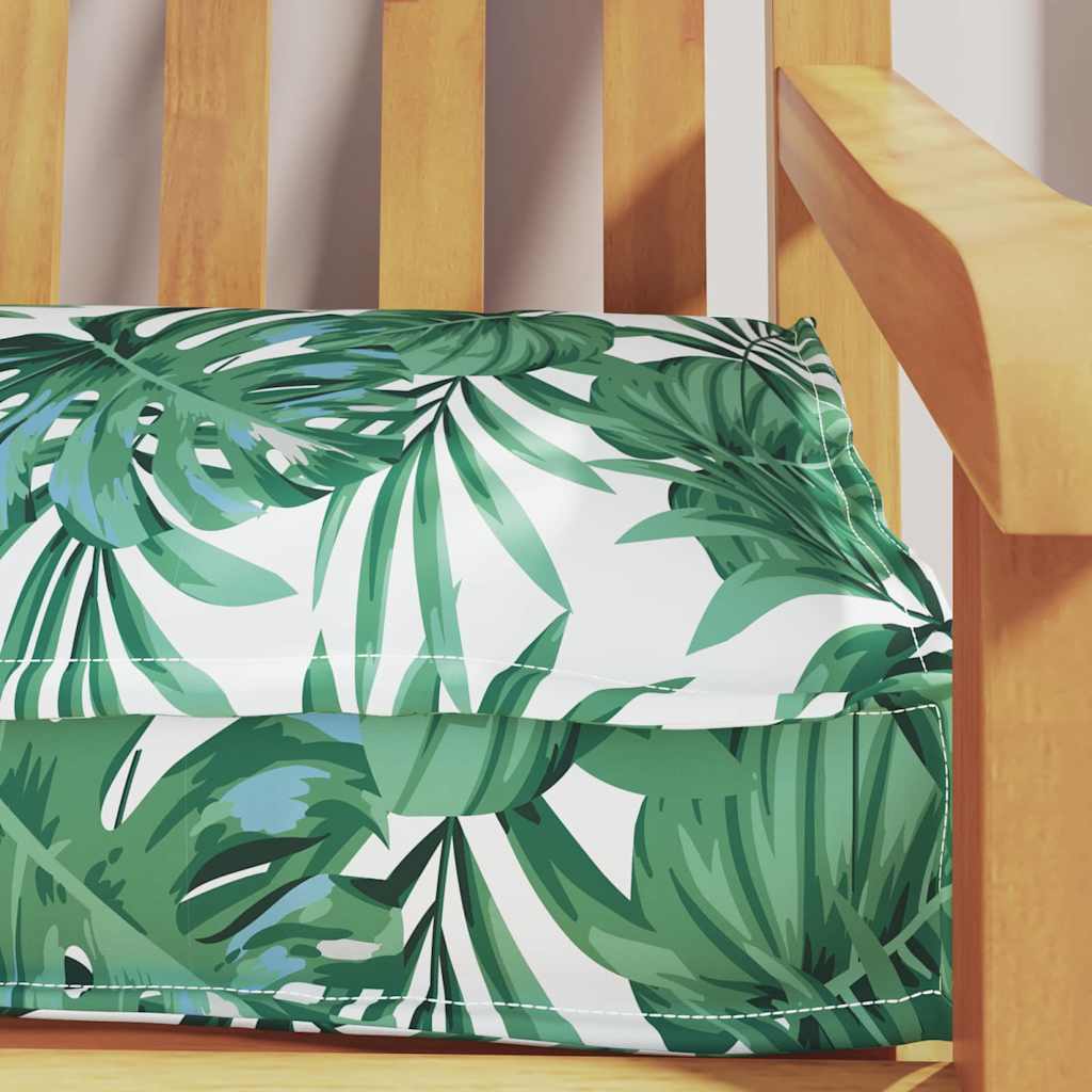 Pallet Cushion Leaf pattern 180 x 40 x 8 cm Oxford fabric