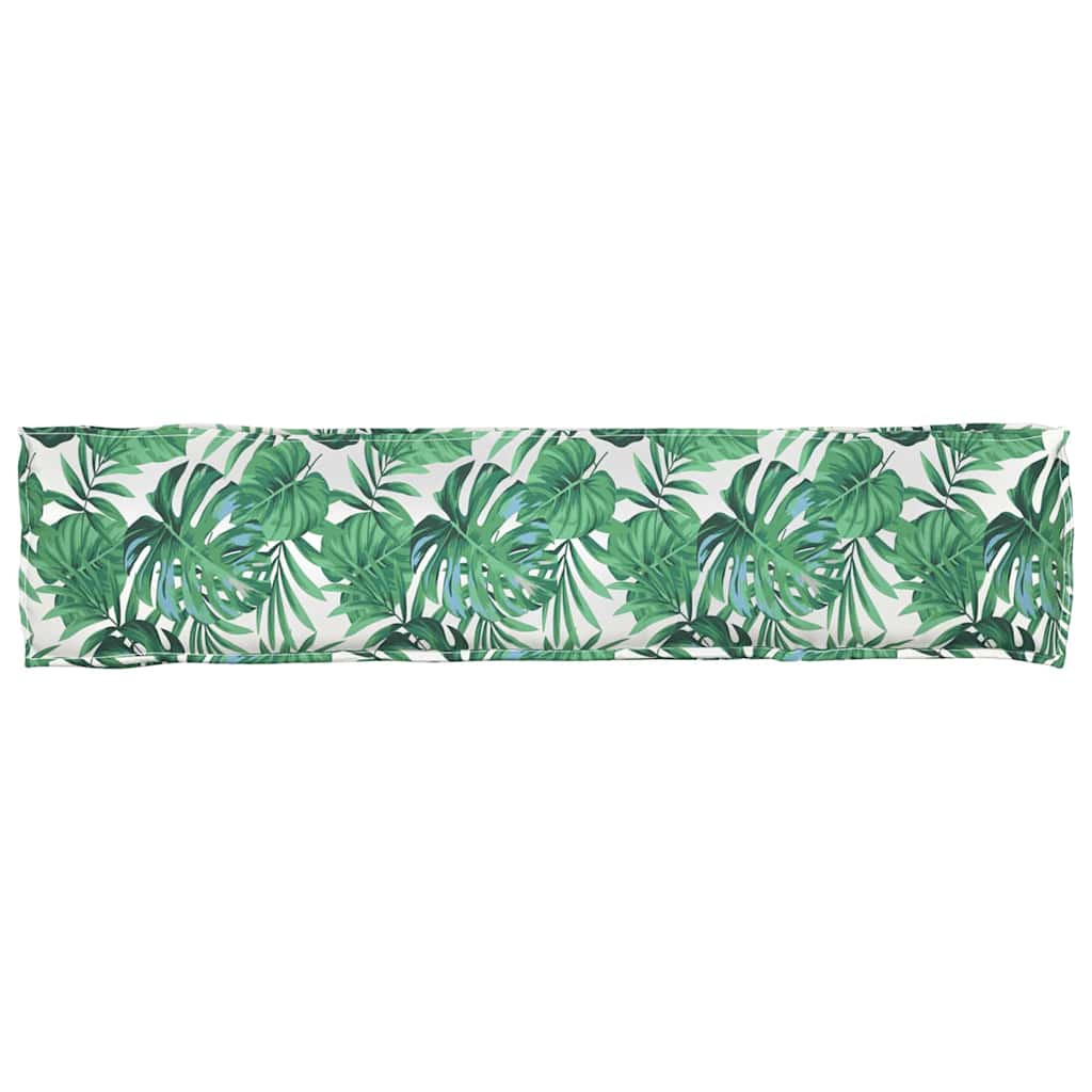 Pallet Cushion Leaf pattern 180 x 40 x 8 cm Oxford fabric
