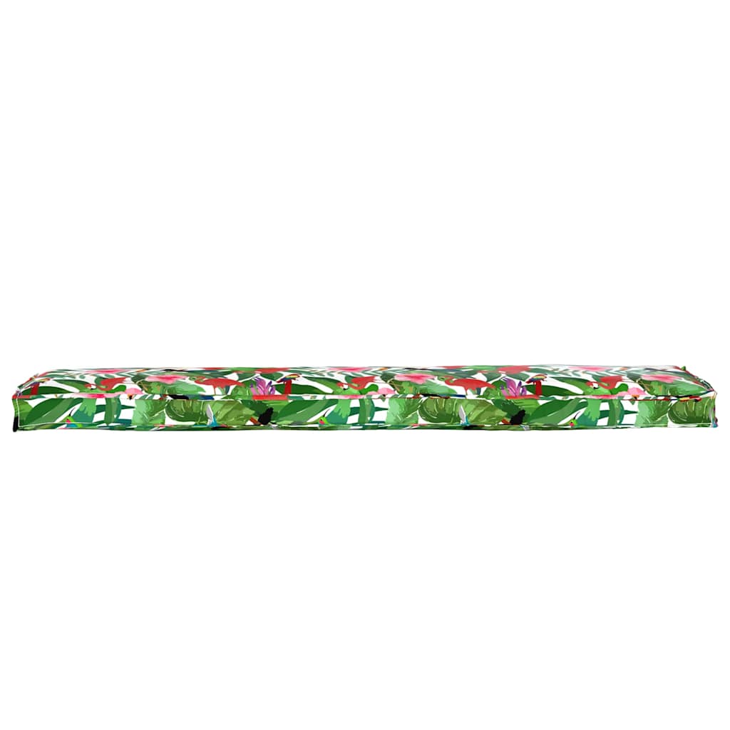Pallet Cushion Tropical jungle 180 x 40 x 8 cm Oxford fabric