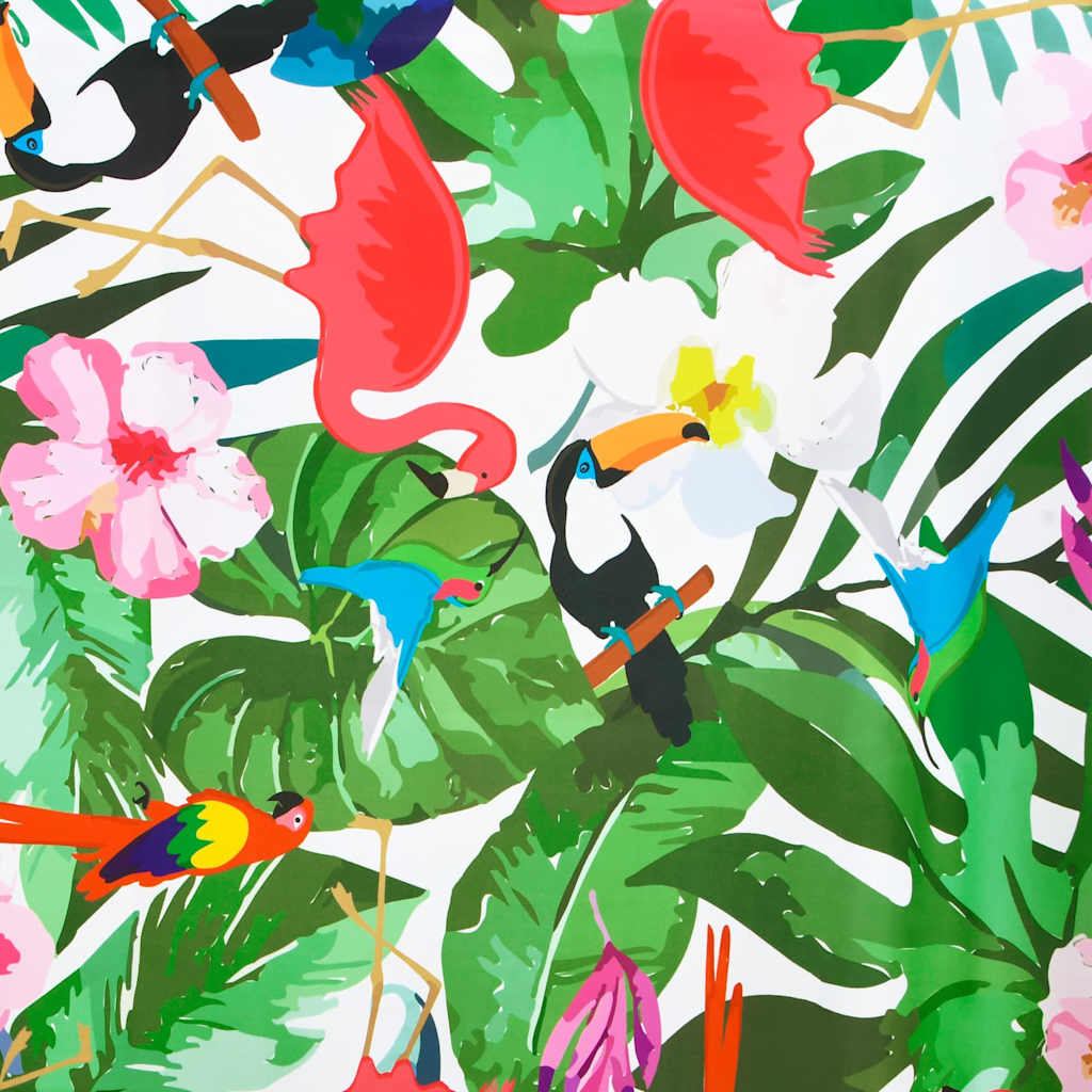 Pallet Cushion Tropical jungle 200 x 40 x 8 cm Oxford fabric