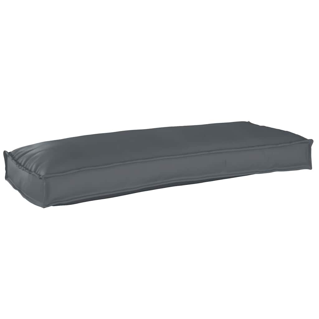 Pallet Cushion Set 2 pcs Anthracite 100 x 40 x 8 cm
