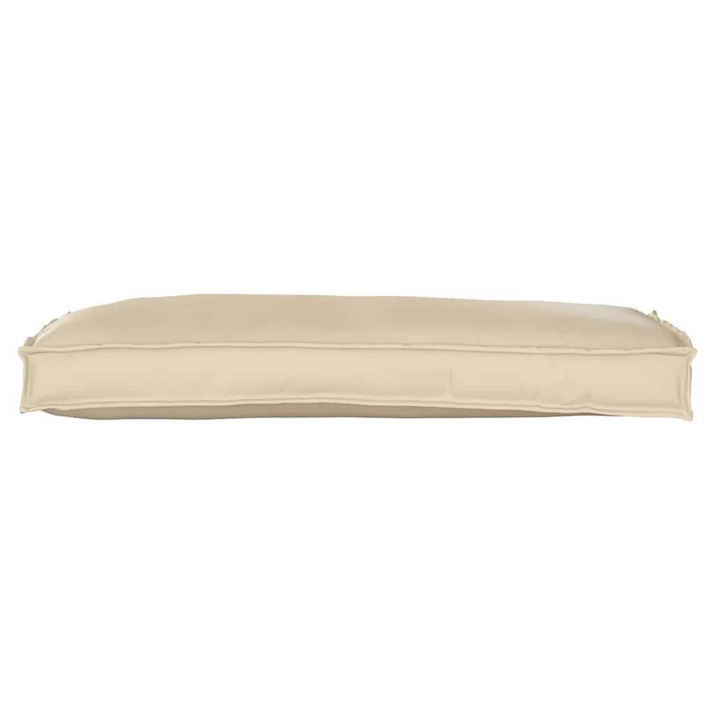 Pallet Cushion Set 2 pcs Beige 100 x 40 x 8 cm Oxford fabric