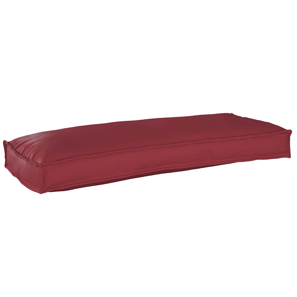 Pallet Cushion Set 2 pcs Wine red 100 x 40 x 8 cm Oxford fabric