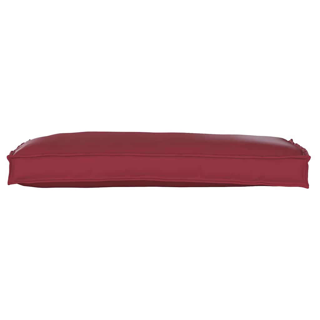 Pallet Cushion Set 2 pcs Wine red 100 x 40 x 8 cm Oxford fabric