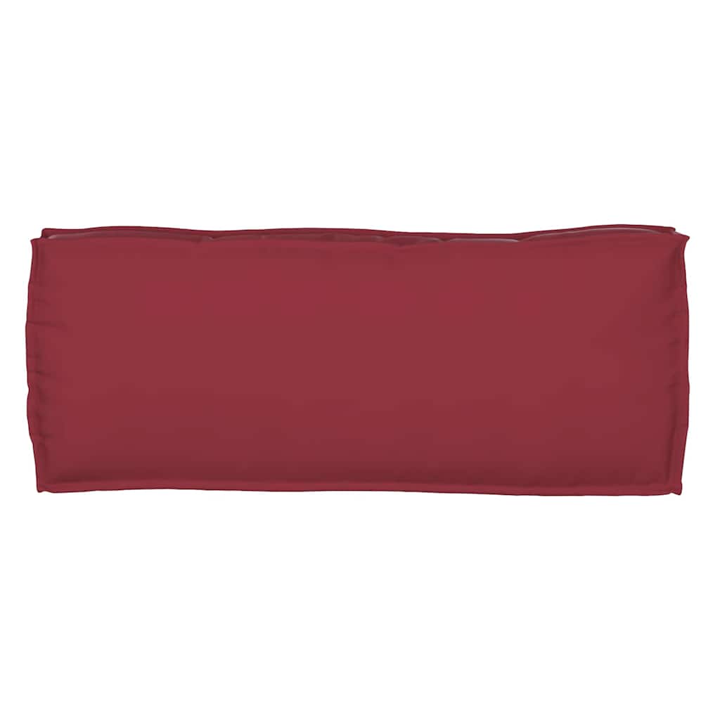 Pallet Cushion Set 2 pcs Wine red 100 x 40 x 8 cm Oxford fabric