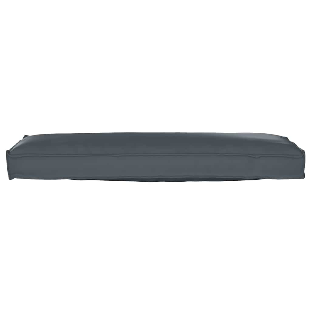 Pallet Cushion Set 2 pcs Anthracite 120 x 40 x 8 cm