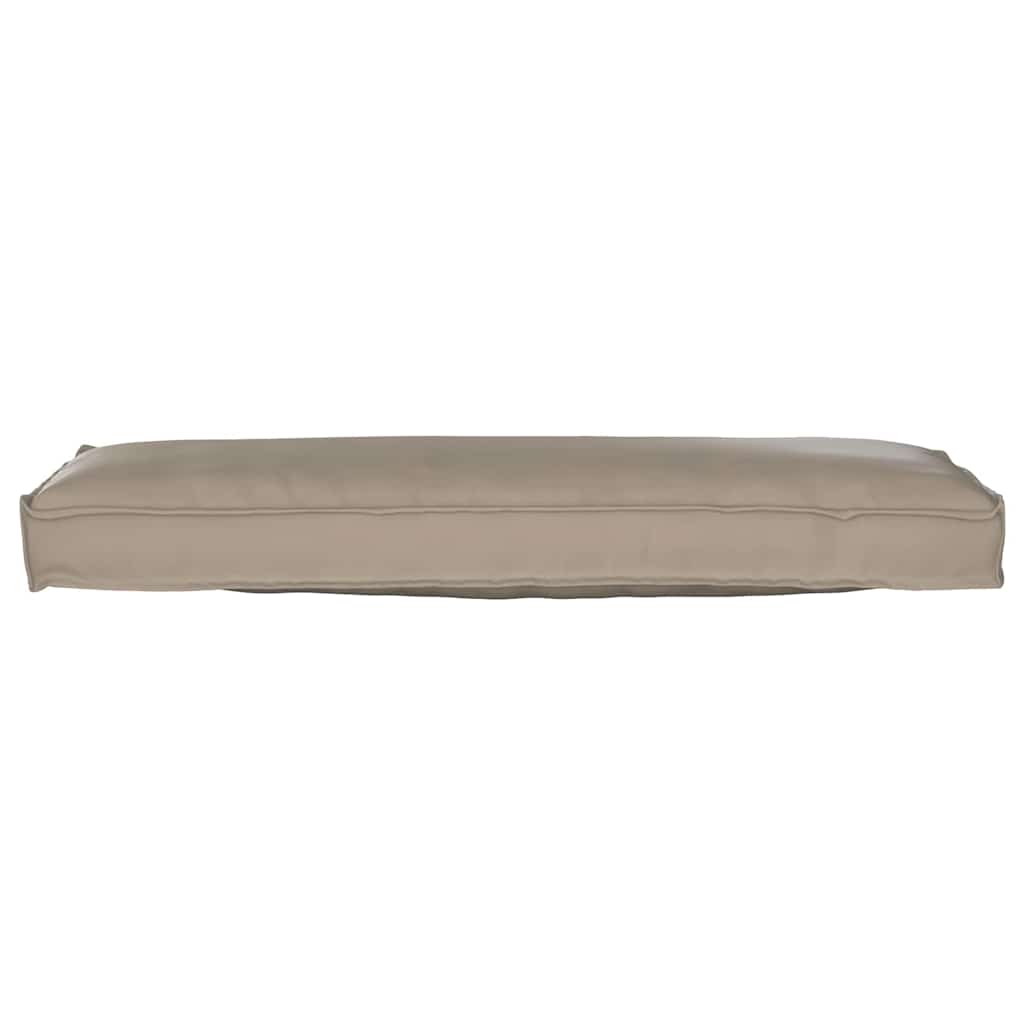 Pallet Cushion Set 2 pcs Taupe 120 x 40 x 8 cm Oxford fabric
