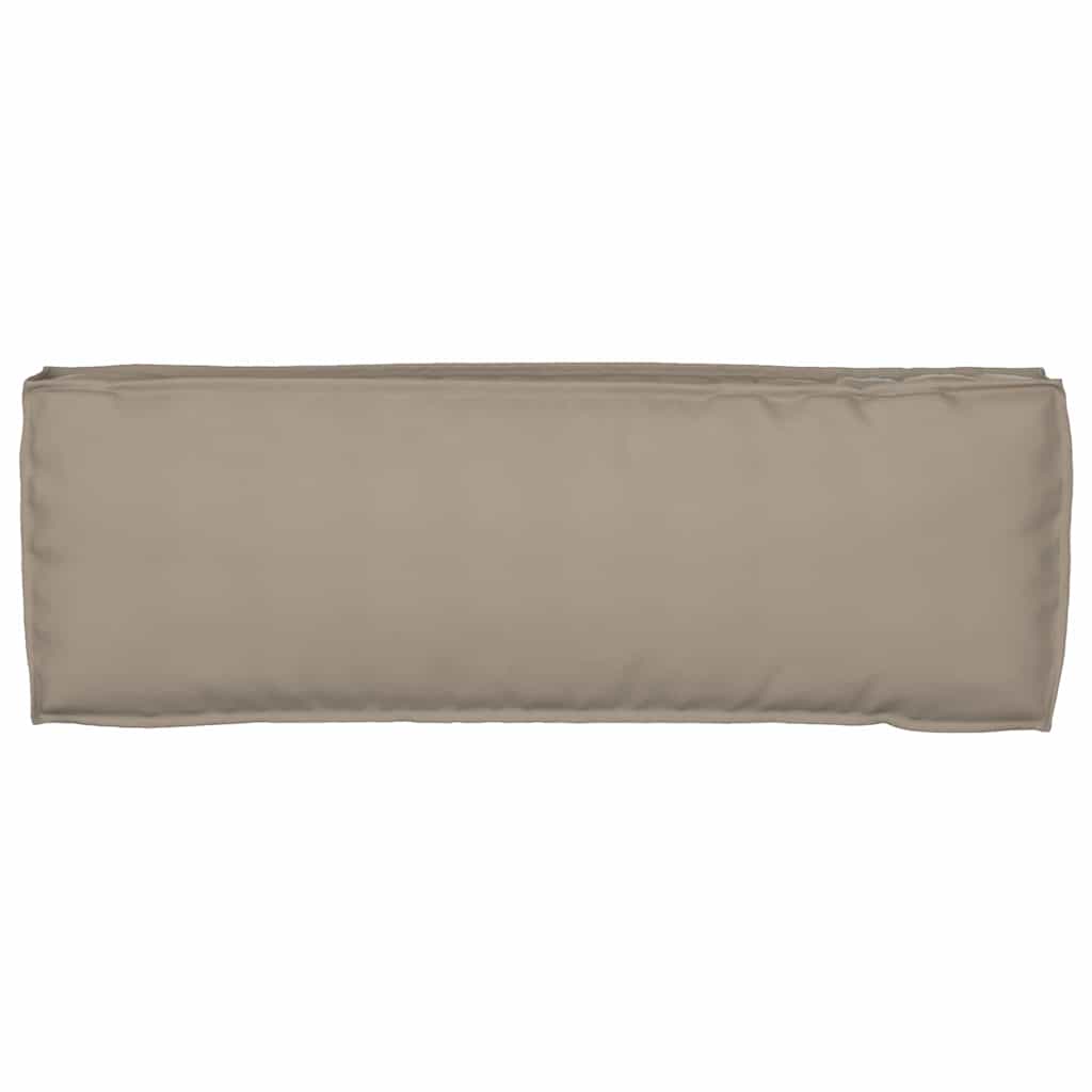 Pallet Cushion Set 2 pcs Taupe 120 x 40 x 8 cm Oxford fabric