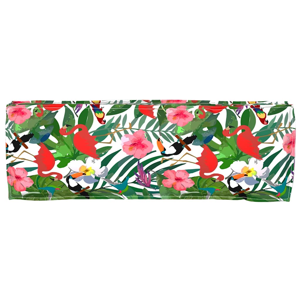 Pallet Cushion Set Floral 2 pcs Tropical jungle 120 x 40 x 8 cm