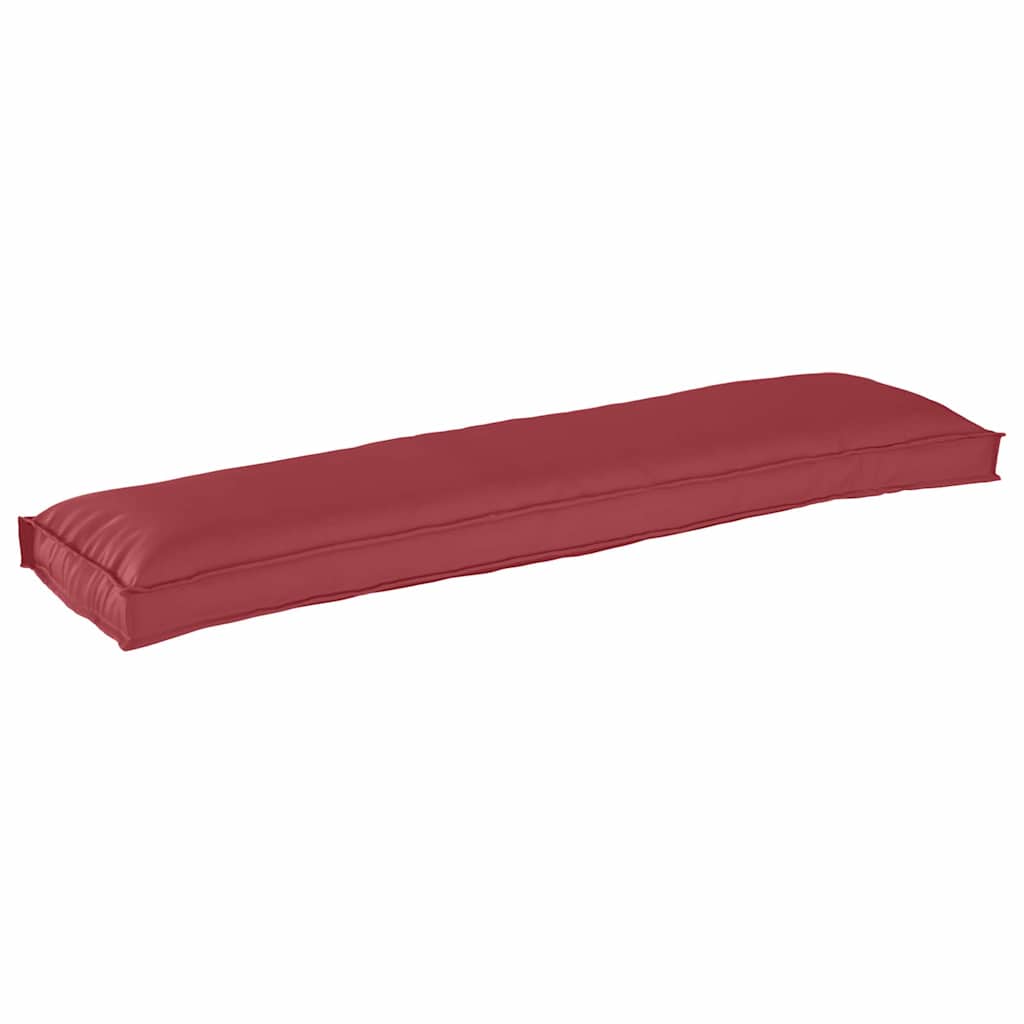Pallet Cushion Set 2 pcs Wine red 150 x 40 x 8 cm Oxford fabric