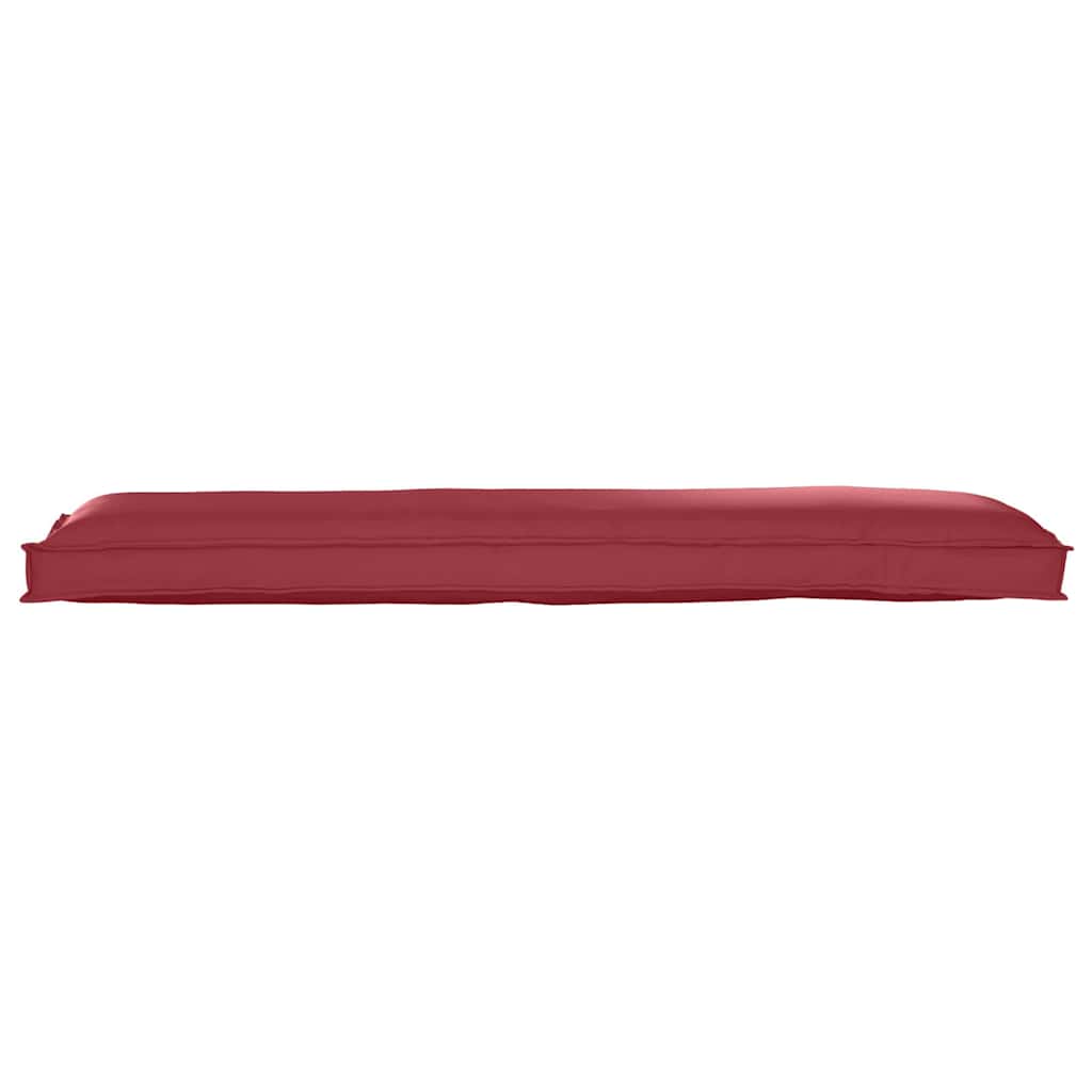 Pallet Cushion Set 2 pcs Wine red 150 x 40 x 8 cm Oxford fabric