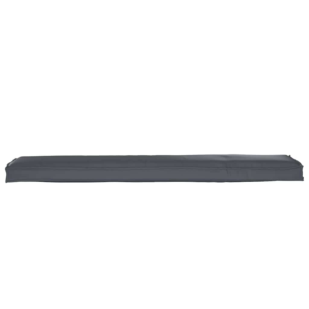 Pallet Cushion Set 2 pcs Anthracite 180 x 40 x 8 cm