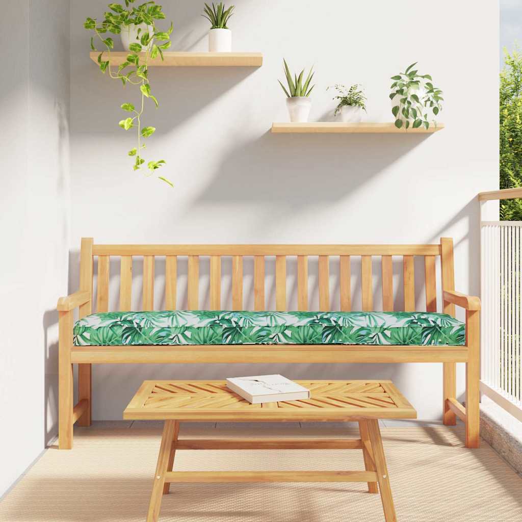 Pallet Cushion Set Floral 2 pcs Leaf pattern 180 x 40 x 8 cm