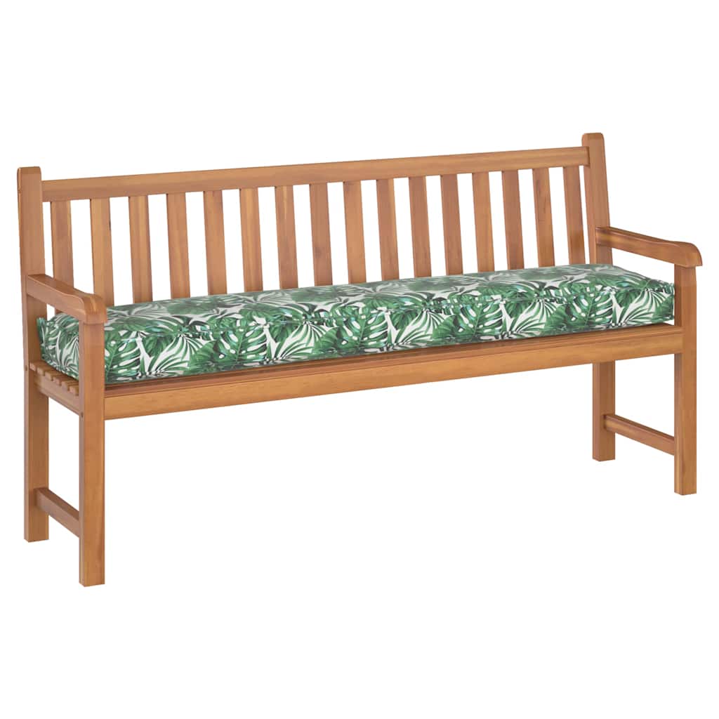 Pallet Cushion Set Floral 2 pcs Leaf pattern 180 x 40 x 8 cm