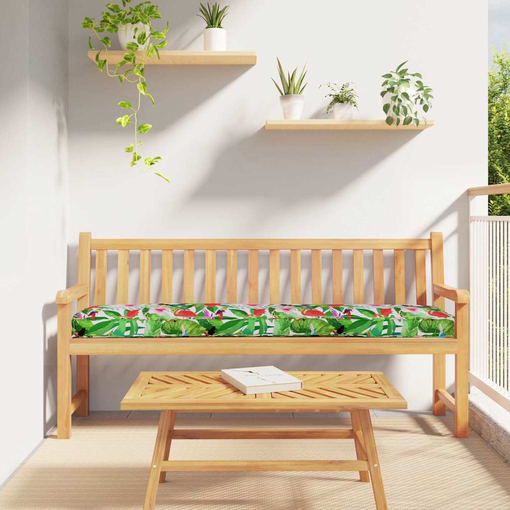 Pallet Cushion Set Floral 2 pcs Tropical jungle 180 x 40 x 8 cm