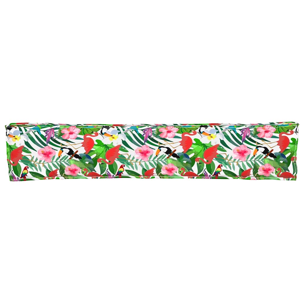 Pallet Cushion Set Floral 2 pcs Tropical jungle 200 x 40 x 8 cm